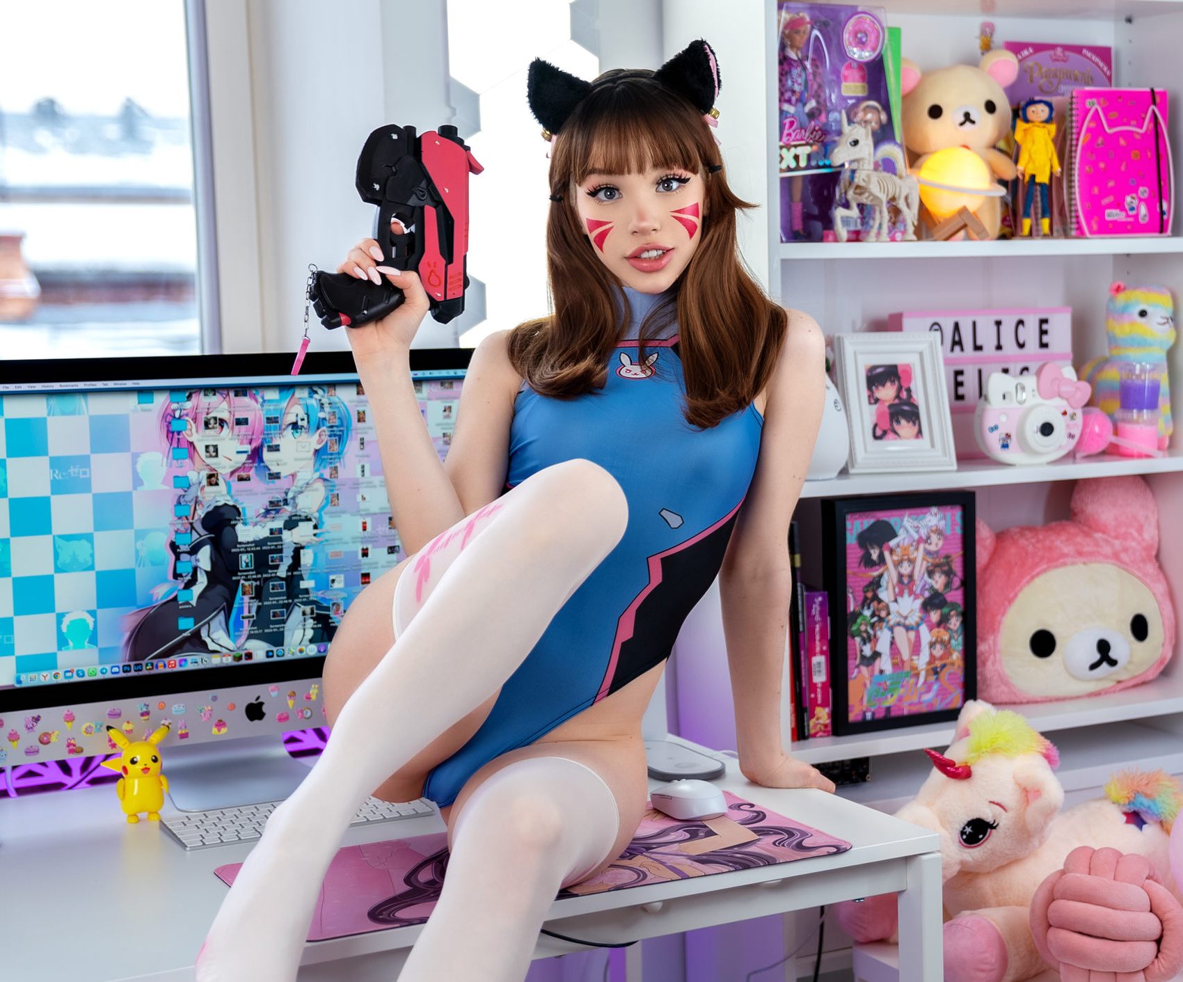 Delish coserͼ D.Va Neko ͼ ǳģ Alice P.4